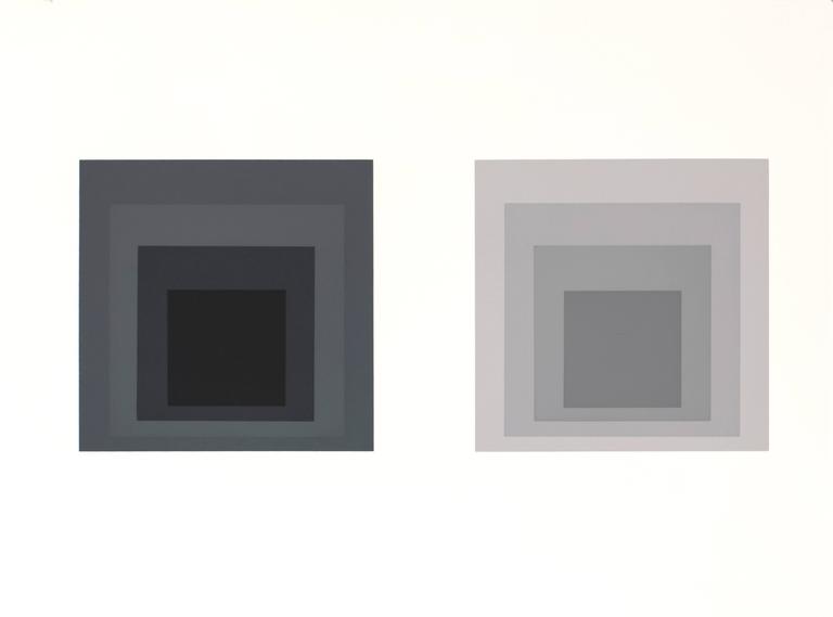 Josef Albers Abstract Print - Formulation : Articulation, Portfolio I, Folder 23 (A)