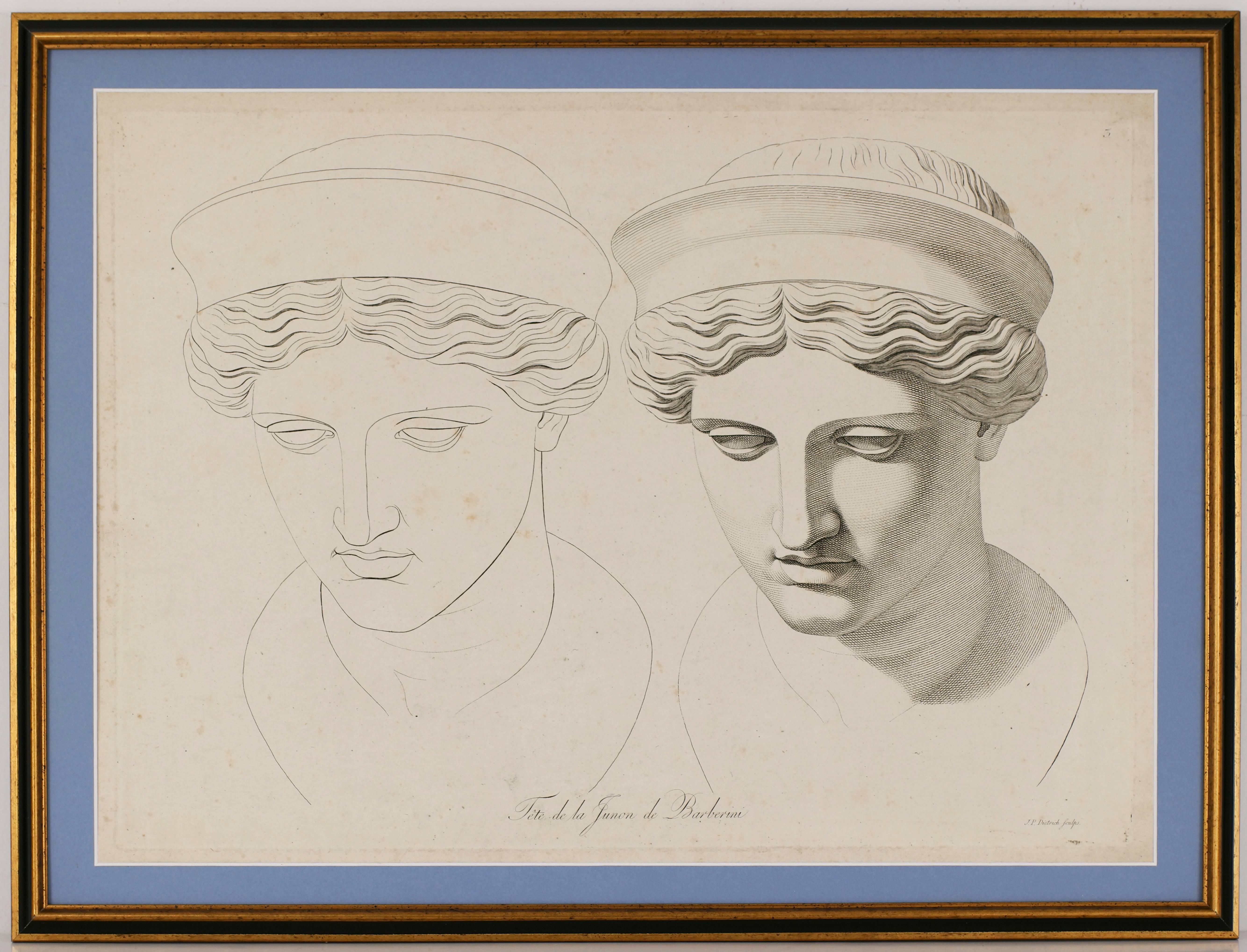 Unknown Figurative Print - Barberini Head of Juno