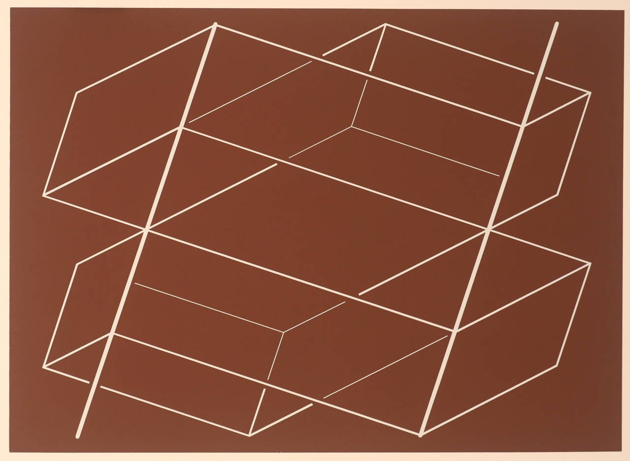 Josef Albers Abstract Print - "Formulation : Articulation, " Portfolio I Folder 3 (A)