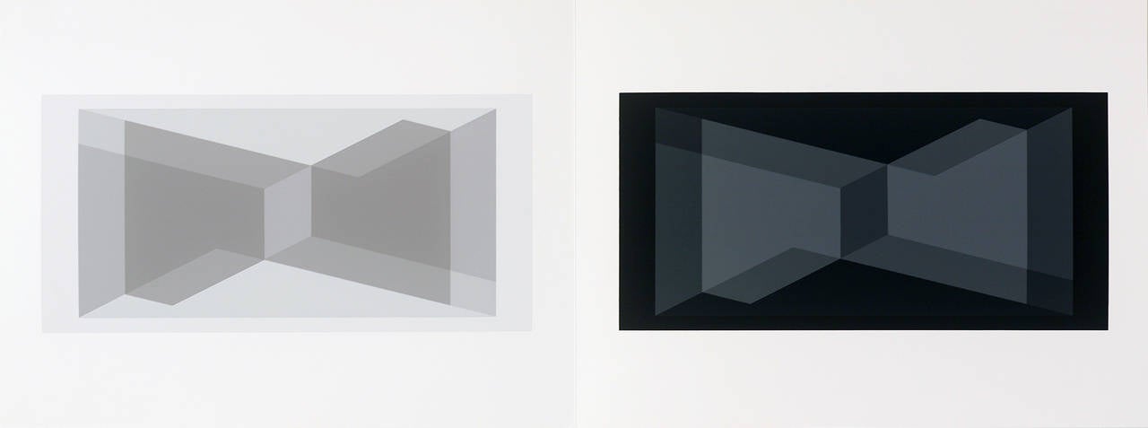 Josef Albers Abstract Print - "Formulation : Articulation, " Portfolio I Folder 9