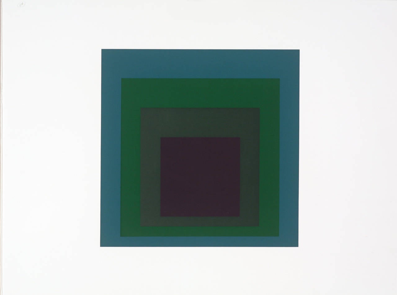 Josef ALBERS - Formulation Articulation II (A), 1972 - Grande sérigraphie - Art contemporain