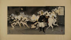 Antique Battle scene from the First Sino=Japanese War