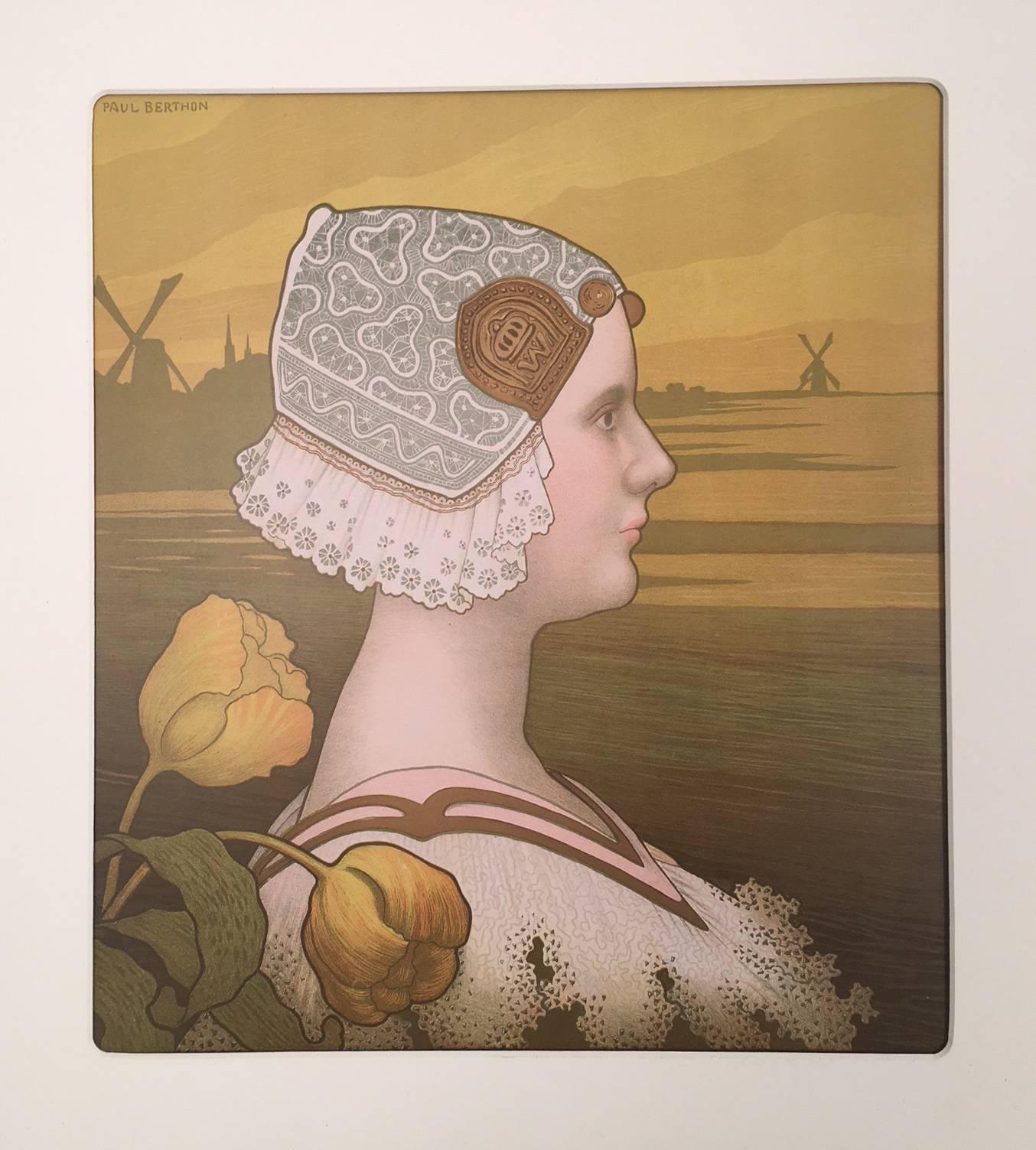 Queen Wilhelmina of the Netherlands - Print by Paul Berthon