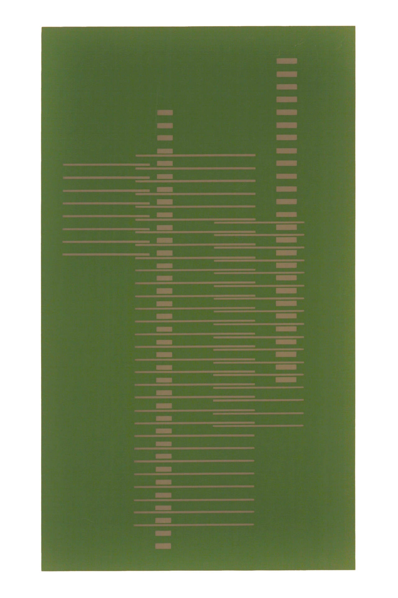 Formulation : Articulation,  Portfolio I Folder 6 (B) - Abstract Print by Josef Albers