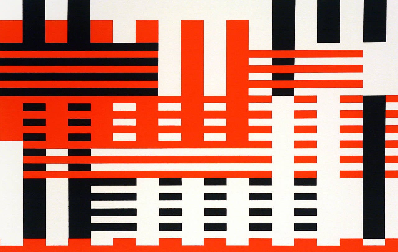 Articulation: Formel, Portfolio II Blatt 31 (A) (Beige), Abstract Print, von Josef Albers