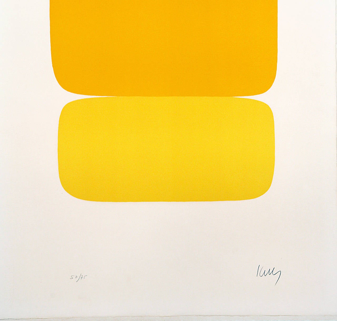 Yellow over Yellow by Ellsworth Kelly For Sale 2