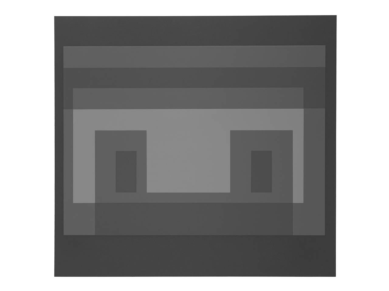 Josef Albers Abstract Print – Formel der Konstruktion: Portfolio I Blatt 30 (B)