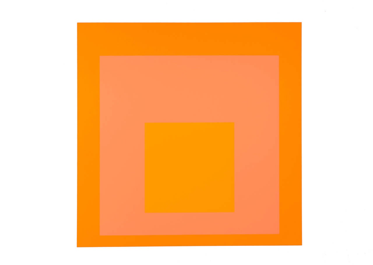 Josef Albers Abstract Print - Formulation : Articulation Portfolio II Folder 17 (B)