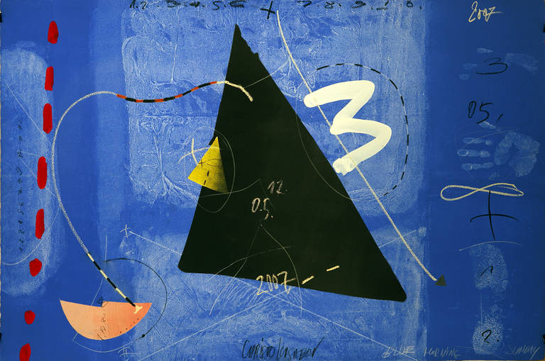 Christo Kasabov Abstract Painting - Pyramide