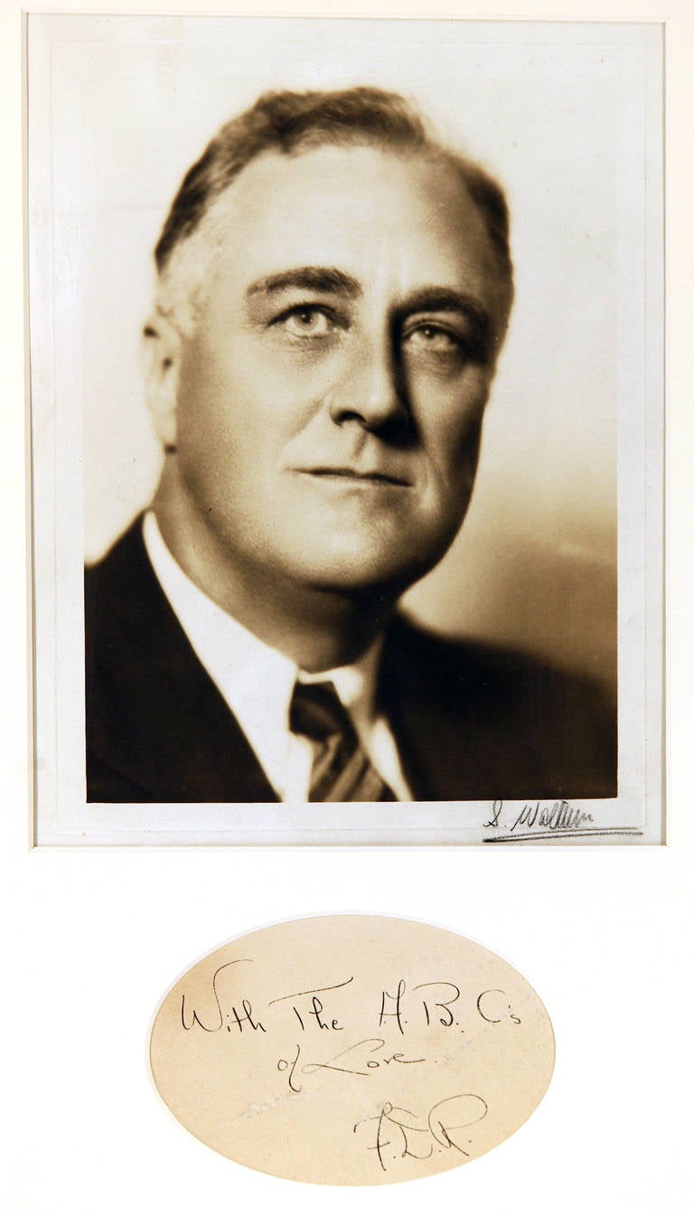 Franklin Delano Roosevelt  - Photograph by Unknown