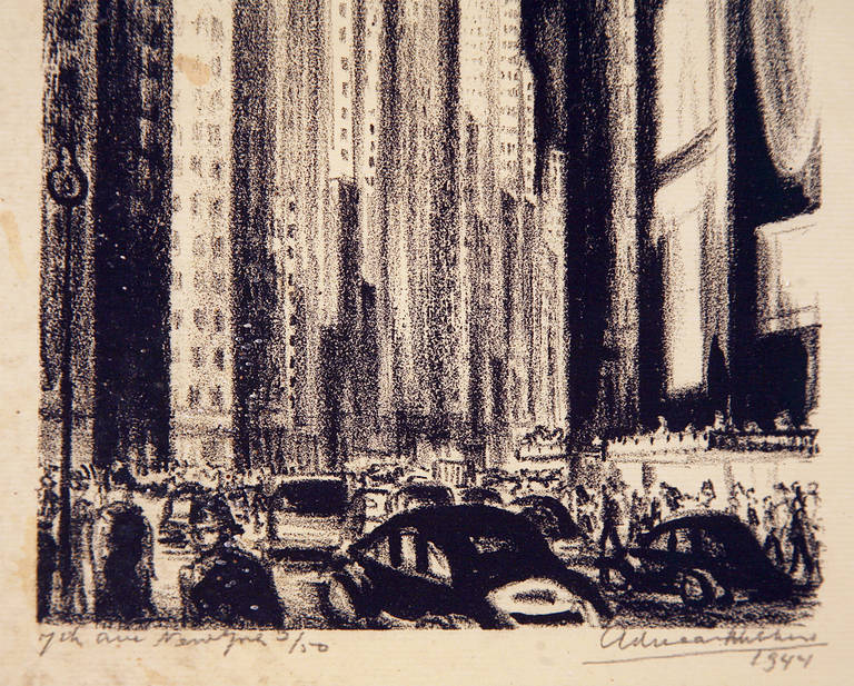 Seventh Avenue - Print by Adriaan Lubbers