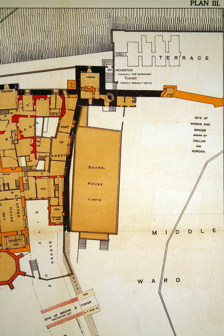 Sir W. H. St John Hope Windsor Castle Ground Floor Plan