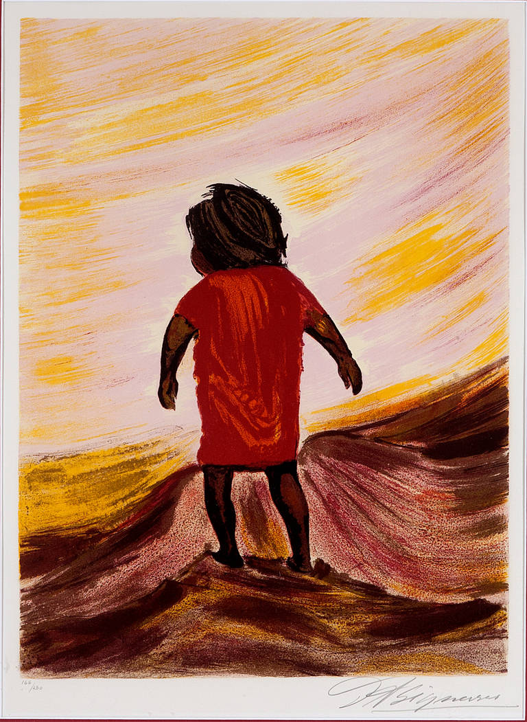 Little Jesus will be a Saint - Print by David Alfaro Siqueiros