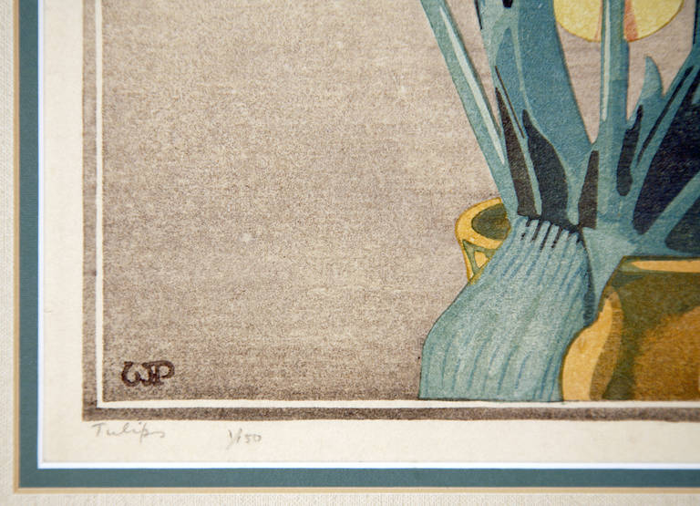 Tulips - Print by Walter J. Phillips