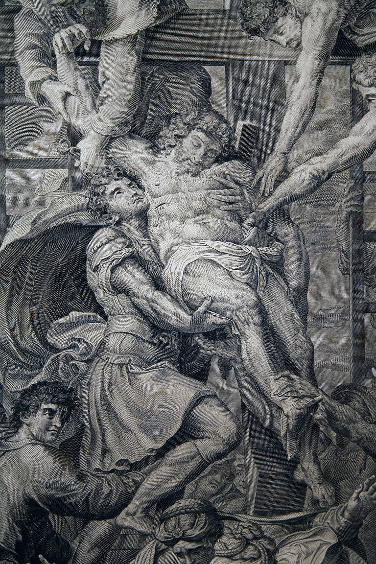 The Deposition of Christ - Print by Nicolas Dorigny