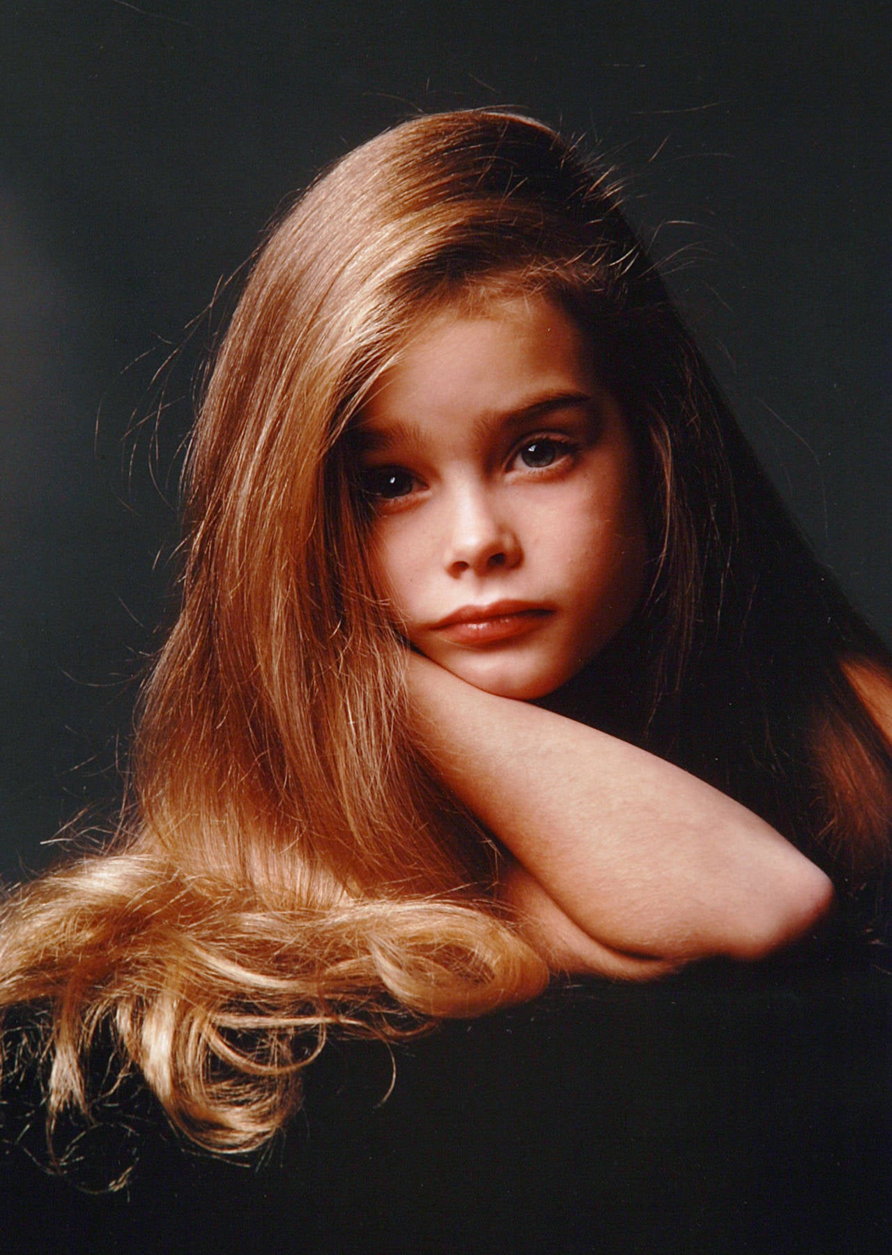 Brooke Shields Portrait - Photograph by Henry Wolf