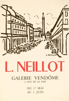 Vintage Gallerie Vendome Paris Poster