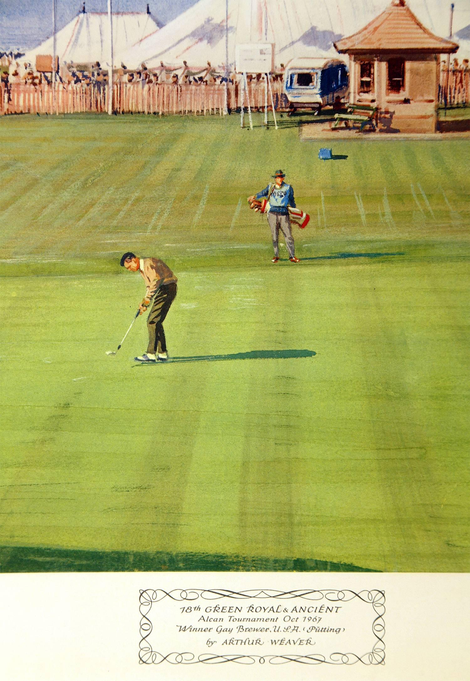 Lithograph titled 