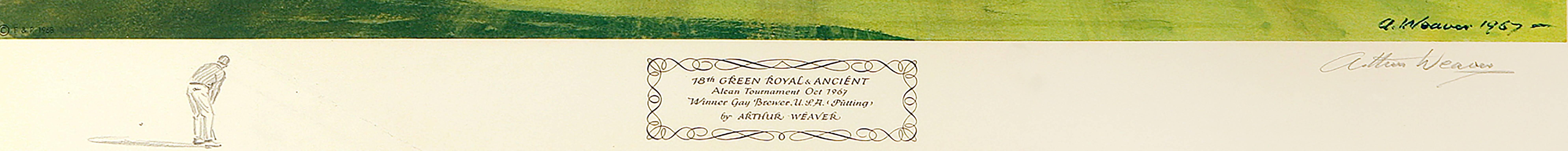 18th Green Royal & Ancient Alcan Golf Tournament 1967 1