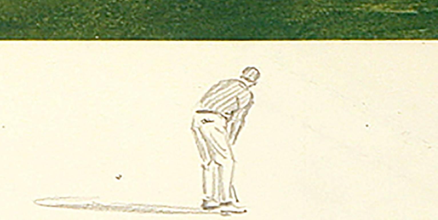 18th Green Royal & Ancient Alcan Golf Tournament 1967 - Realist Print by Arthur Weaver