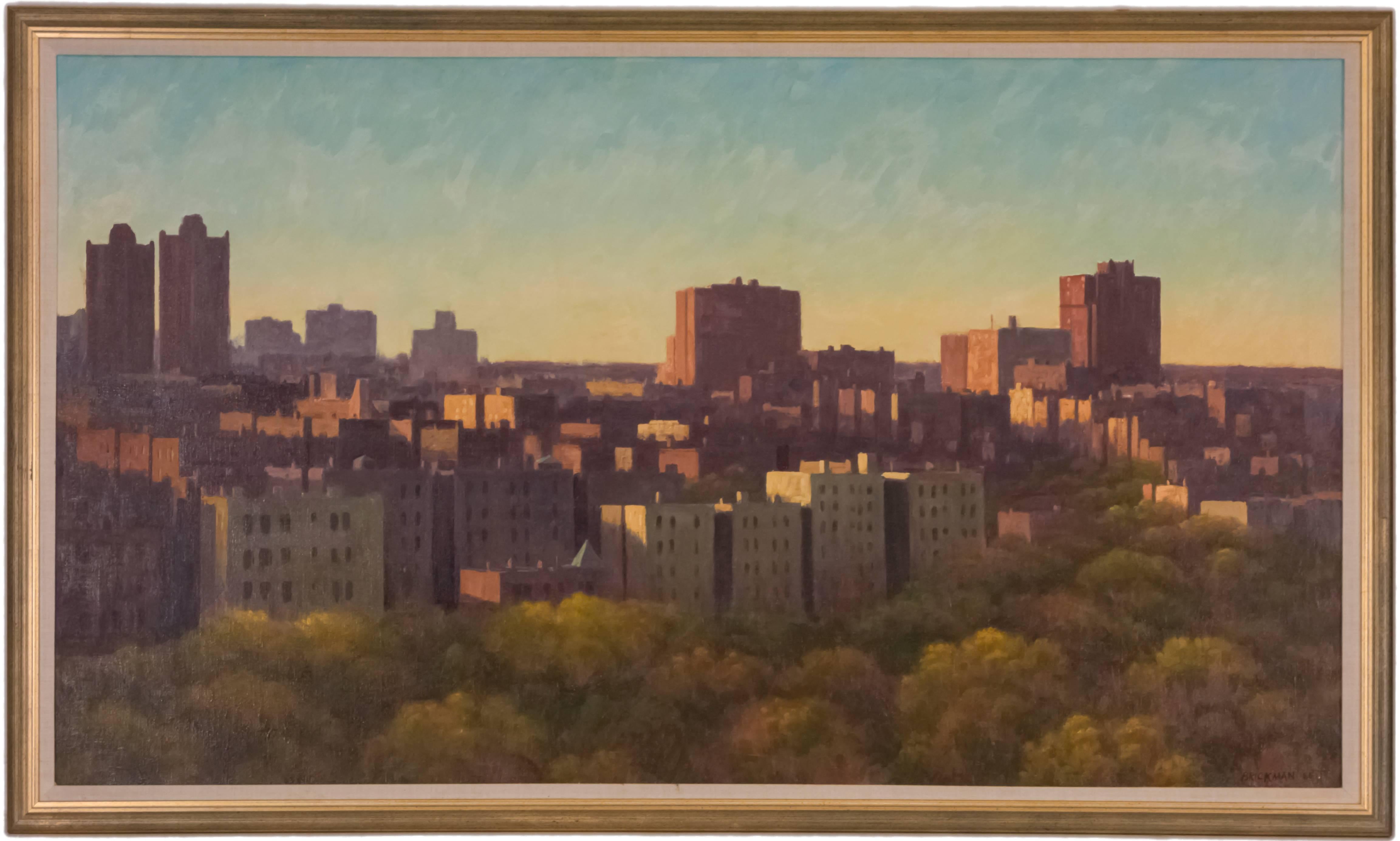 Max Brickman Landscape Painting - The Bronx