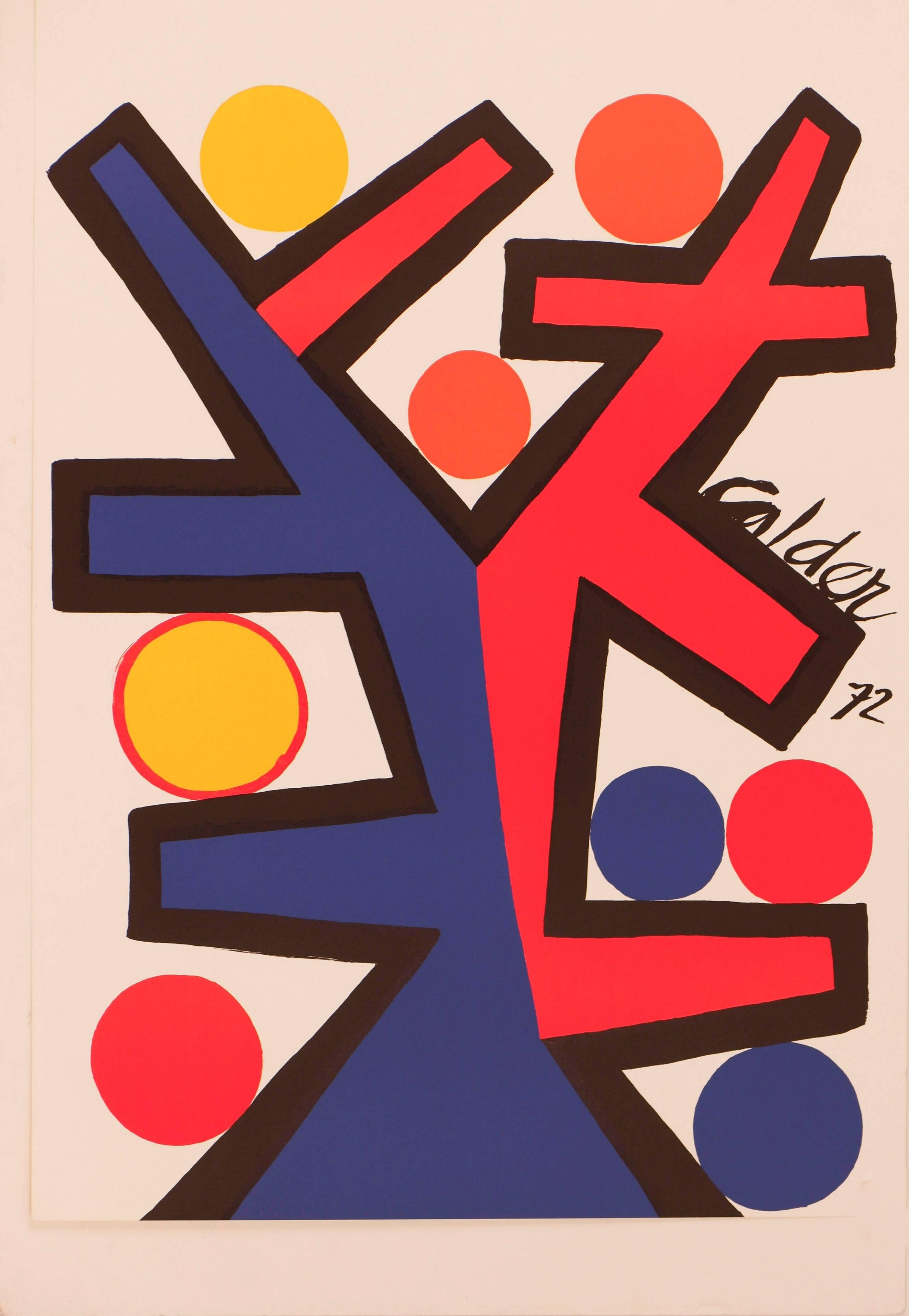 Alexander Calder Abstract Print – Calder 72