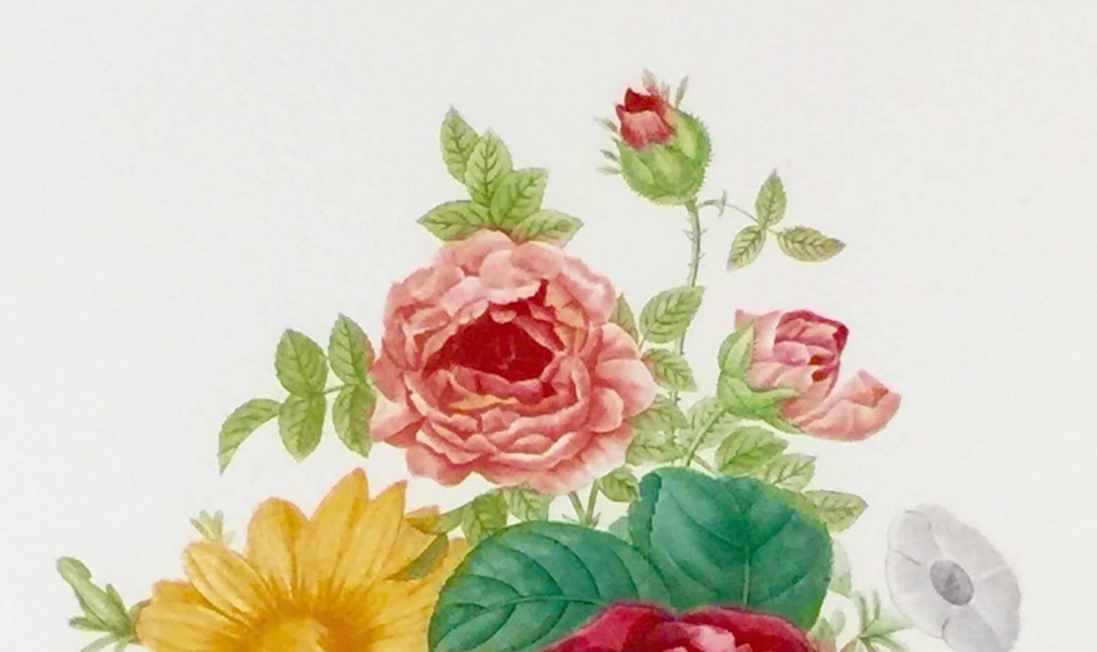 Bouquet, No 2 - Print by Pierre-Joseph Redouté