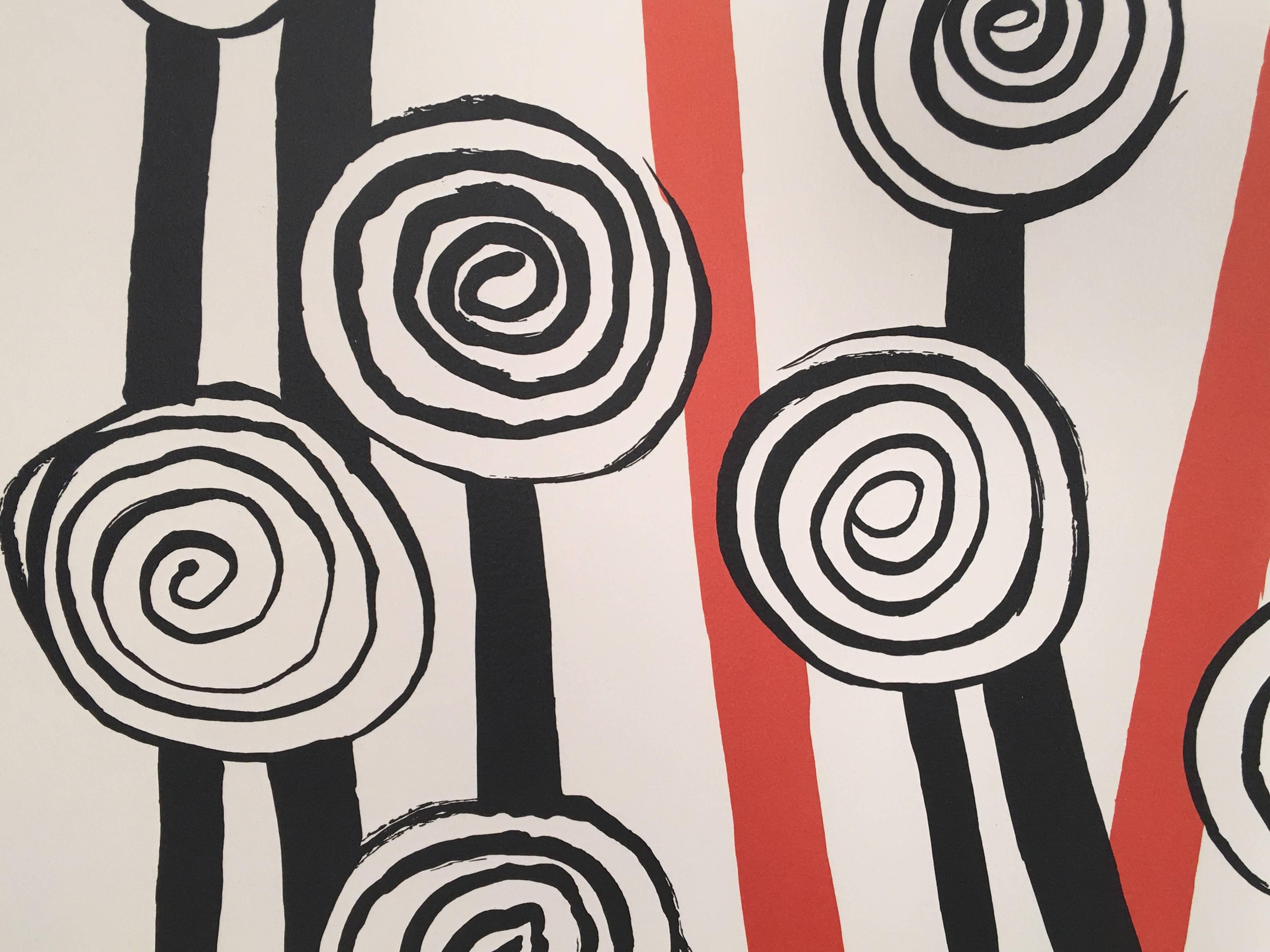 oeuvre de calder spirales