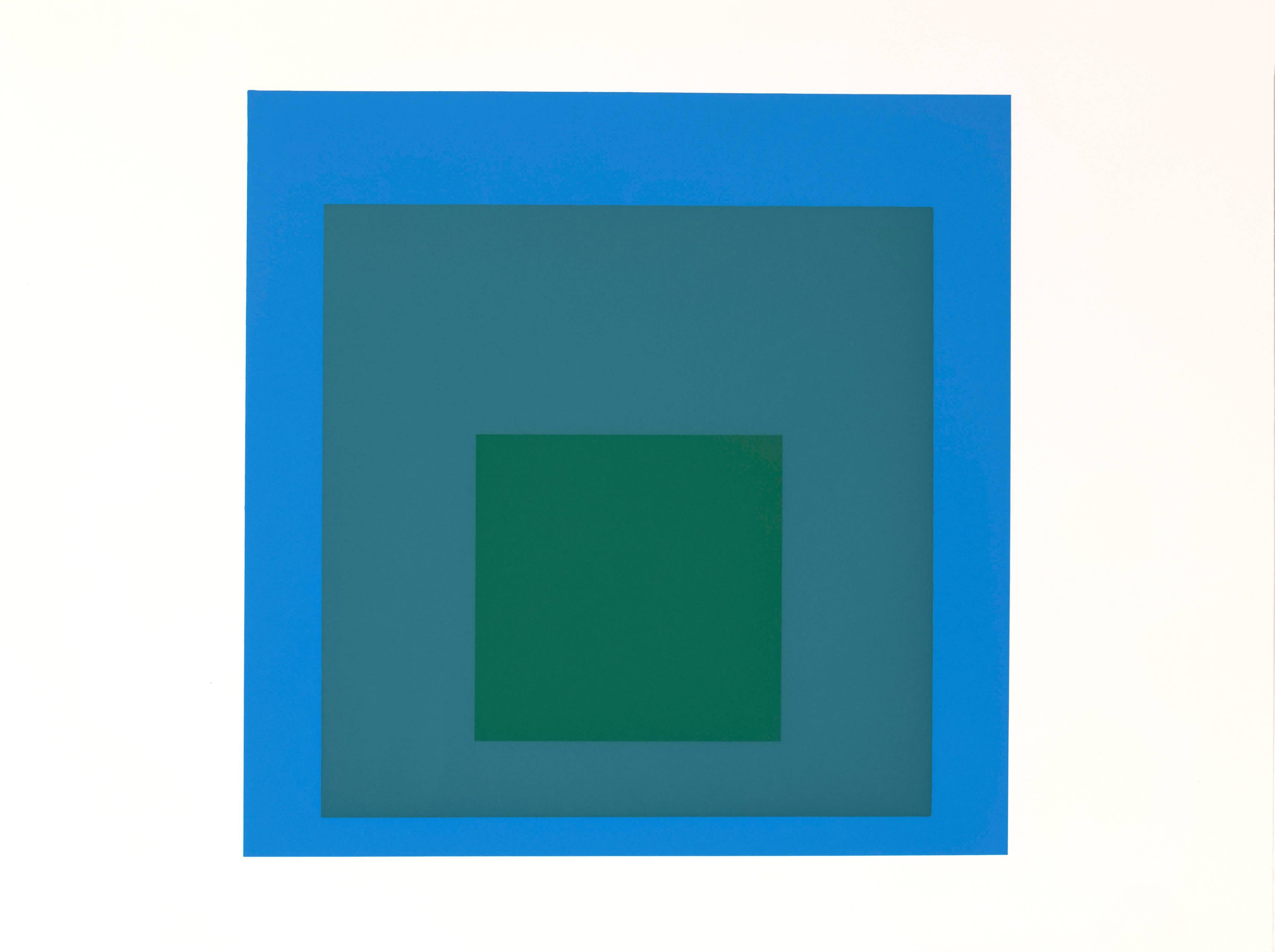 Silkscreen by Josef Albers from his classic work, &quot;Articulation : Formulation,&quot; published by Harry N. Abrams, 1972, and printed by Ives - Stillman. The individual images are unsigned. Albers' signature appears on the title page of