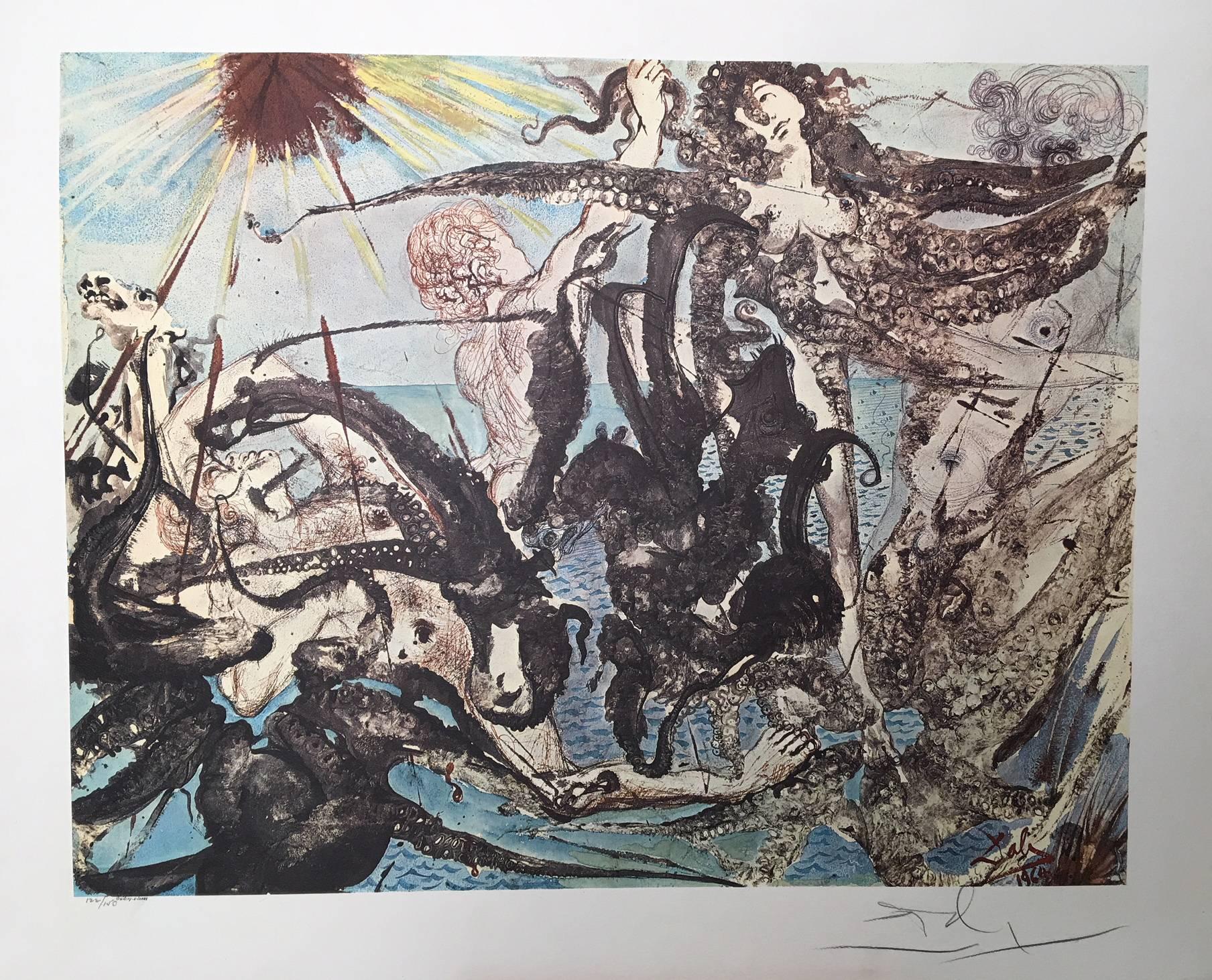 Triumph of the Sea - Print by Salvador Dalí