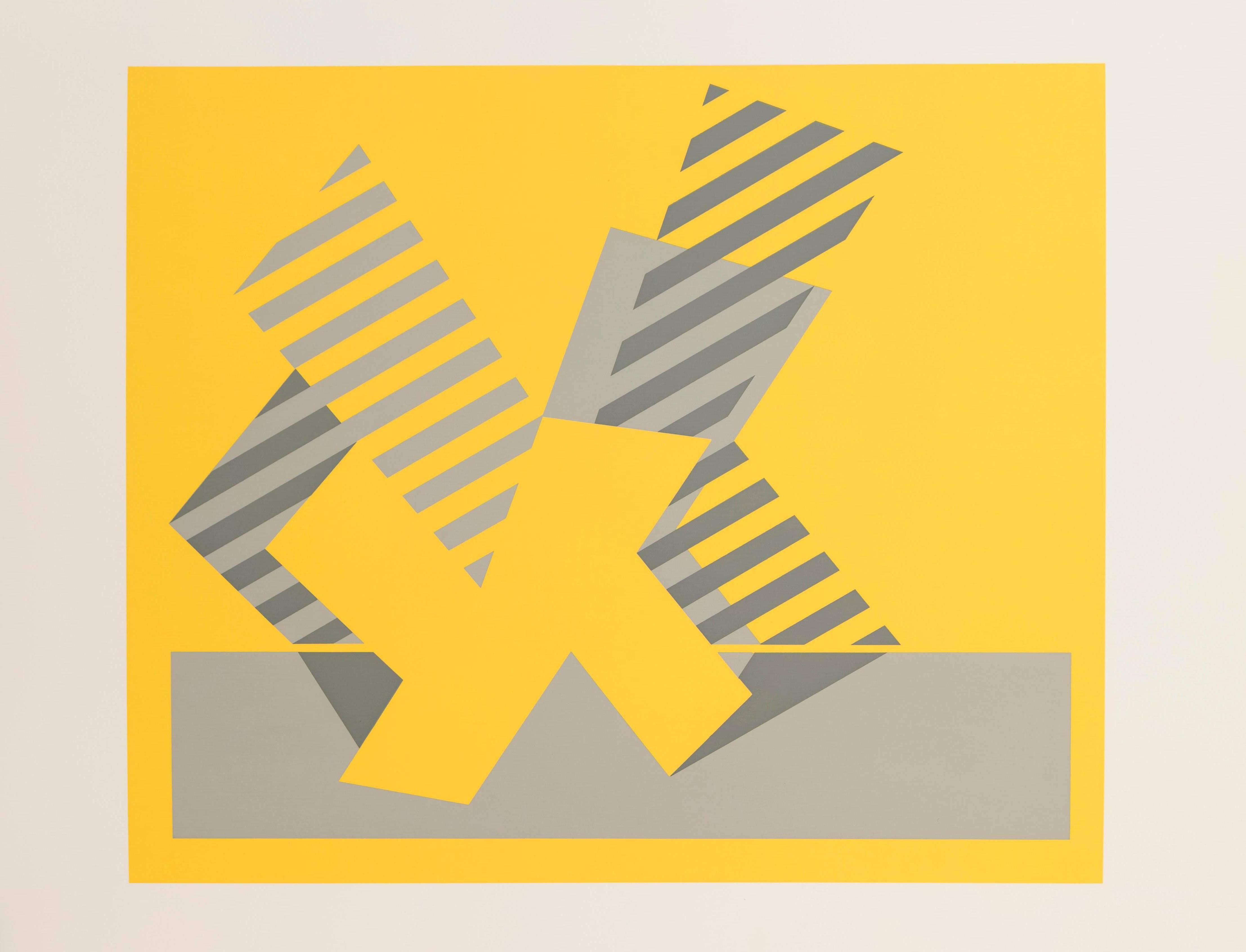 Josef Albers Abstract Print - Formulation : Articulation, Portfolio I Folder 4