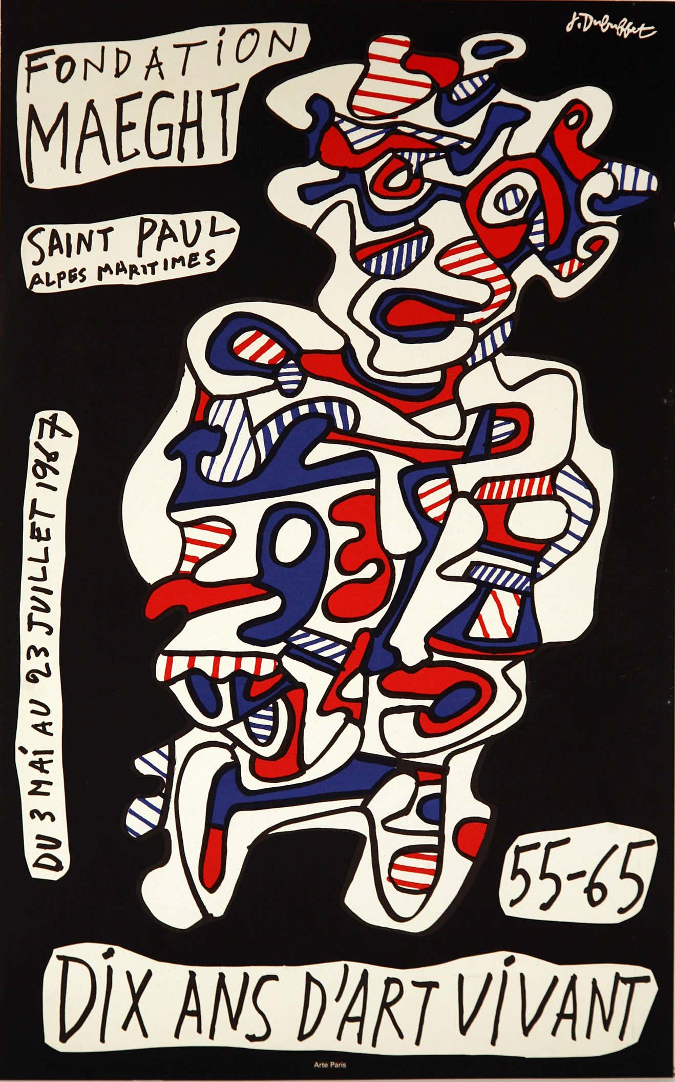 Dubuffet Jean Dubuffet - Art Brut Poster at 1stDibs