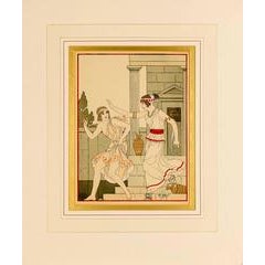 Two Young Women in Classical Greek Attire 3