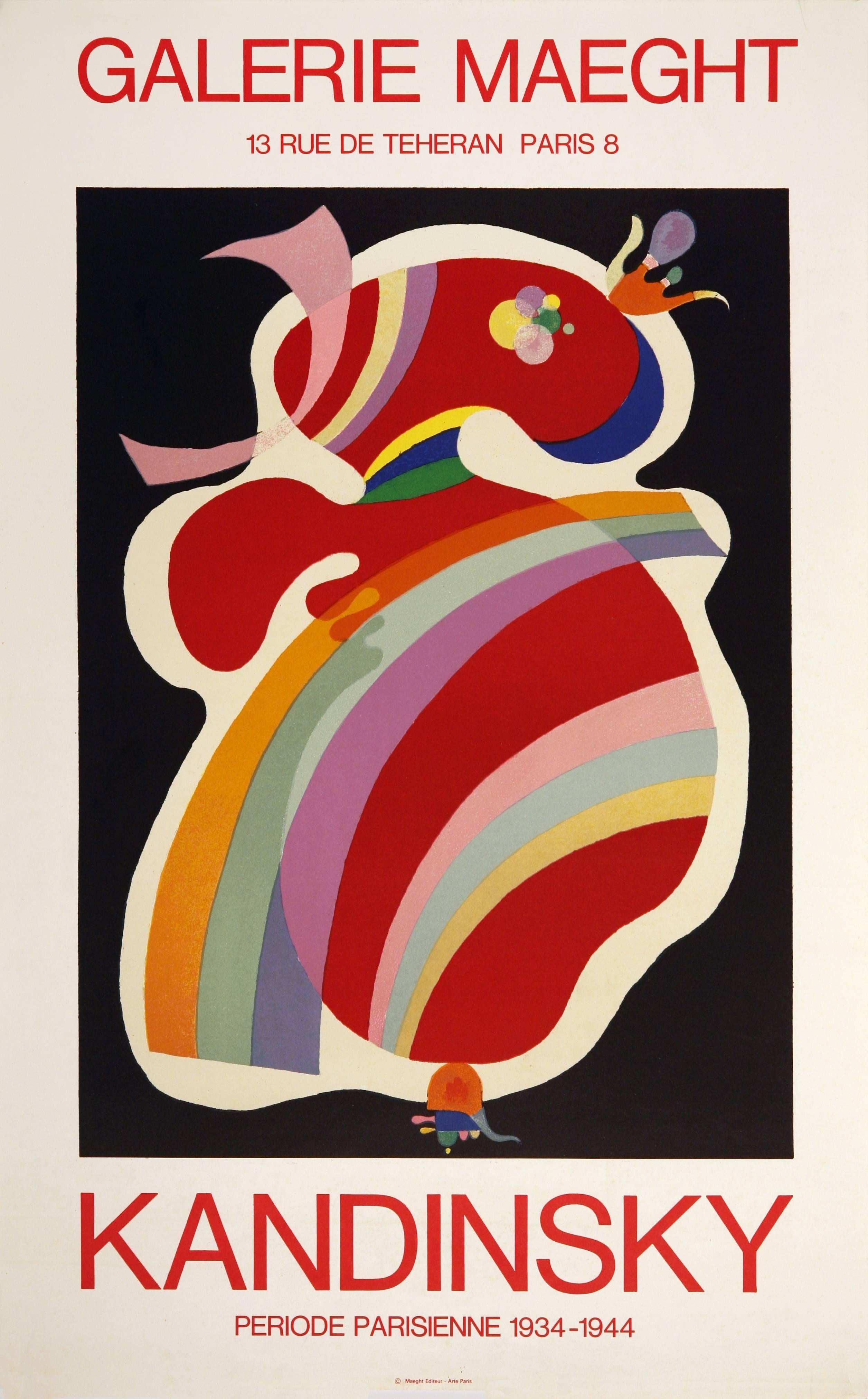 Wassily Kandinsky Abstract Print – Plakat für die Galerie Maeght