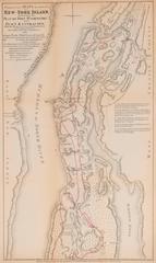 Carte historique britannique de Fort Washington