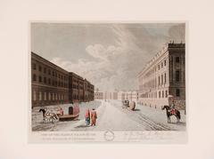 Antique February, View of the Marble Palace in the Grand Millione St. Petersburgh