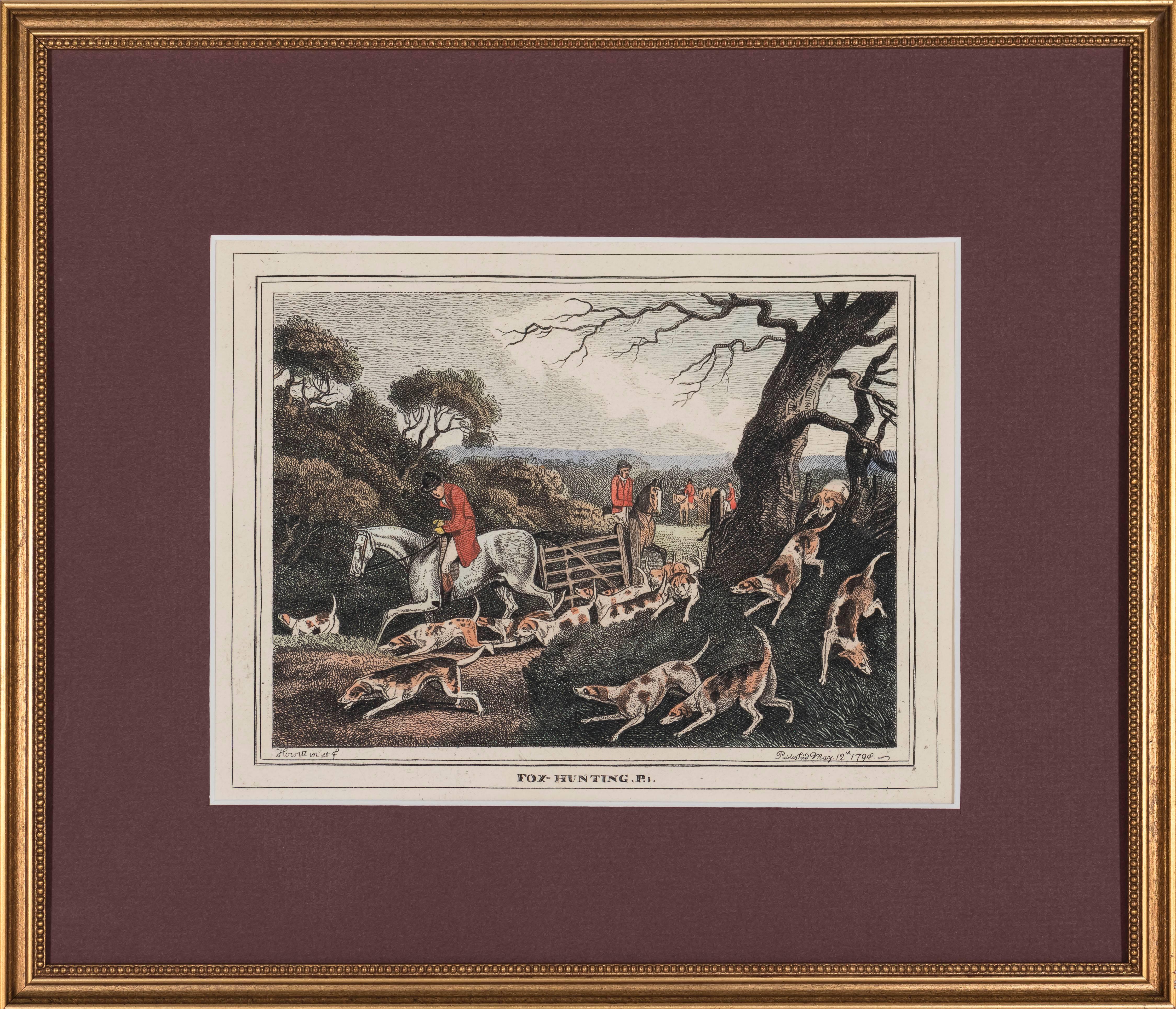 Unknown Landscape Print - Fox Hunting