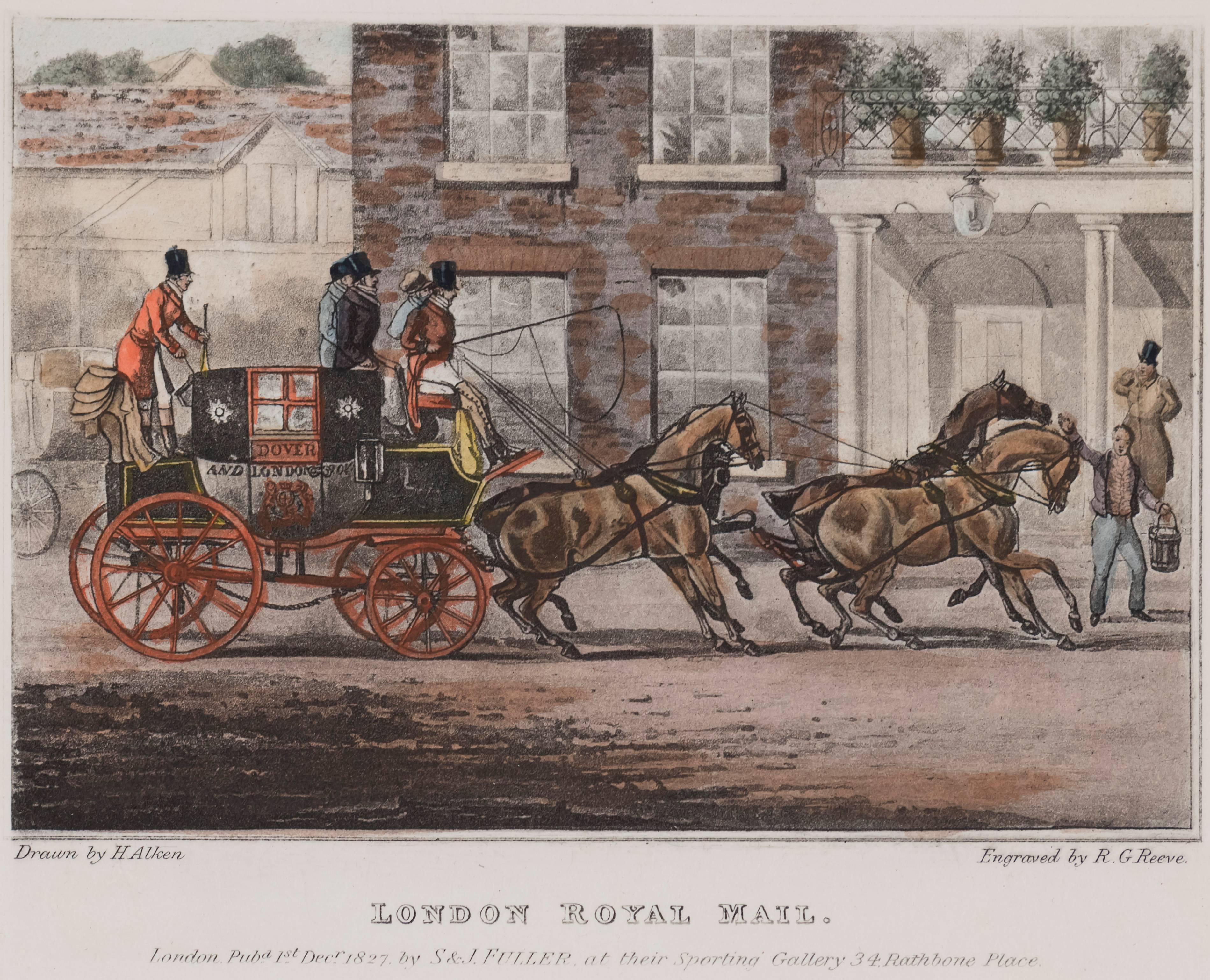 London Royal Mail - Print by Henry Alken