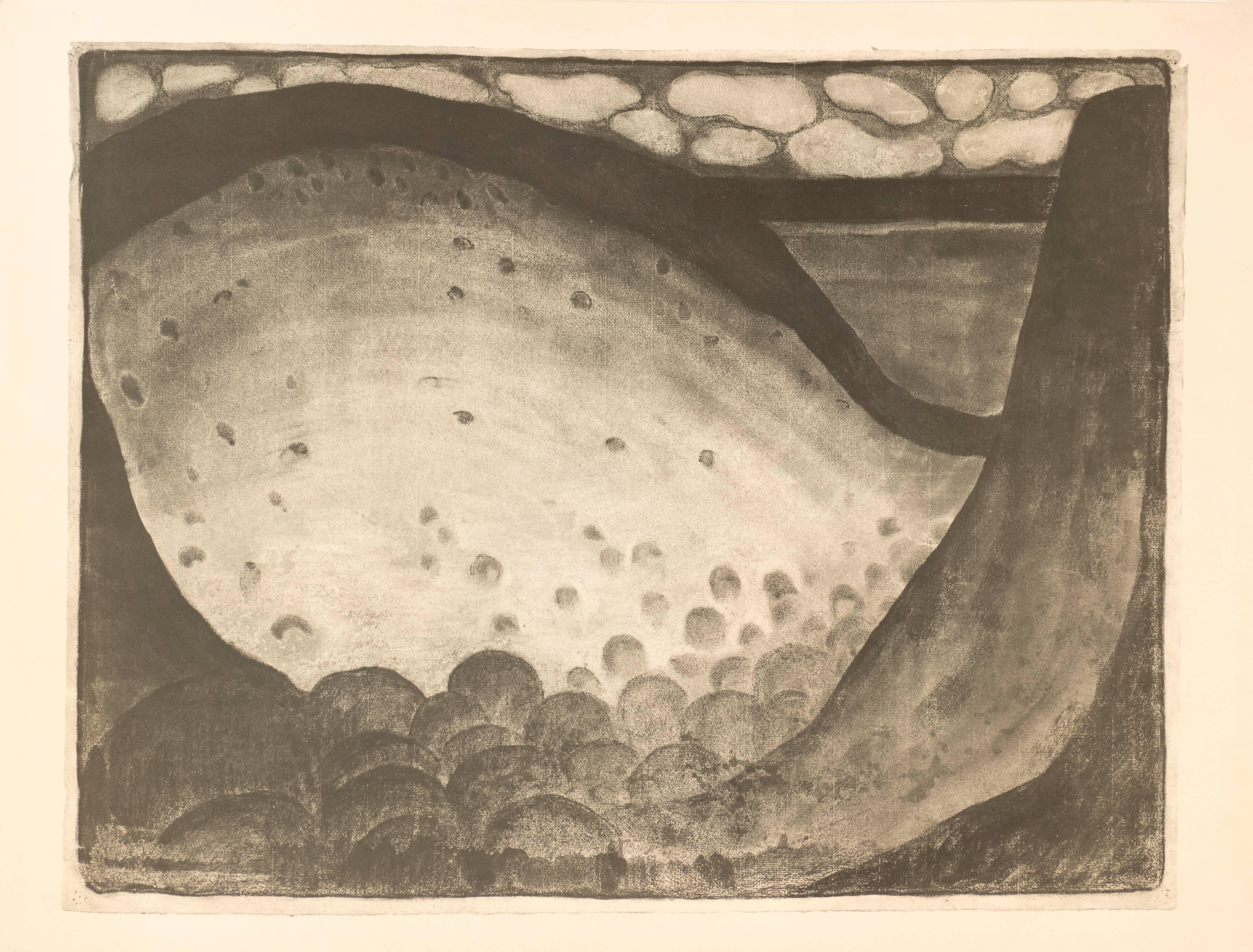 Georgia O'Keeffe Abstract Print - Atlantis Edition, Drawing Number 15, Plate VI