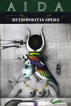 Aida Met Opera Poster