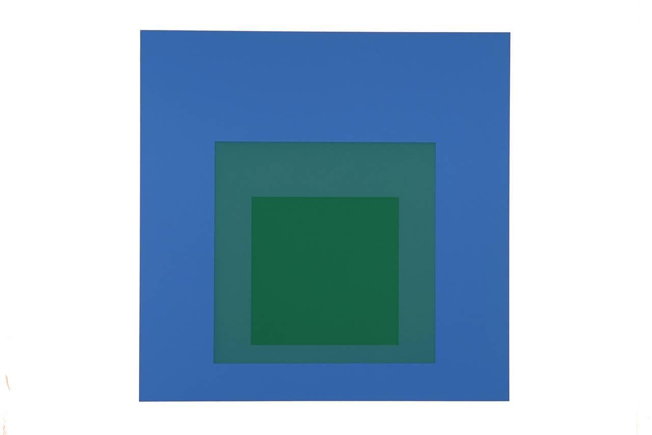 Josef Albers Abstract Print - Formulation : Articulation Portfolio II Folder 33 (A)