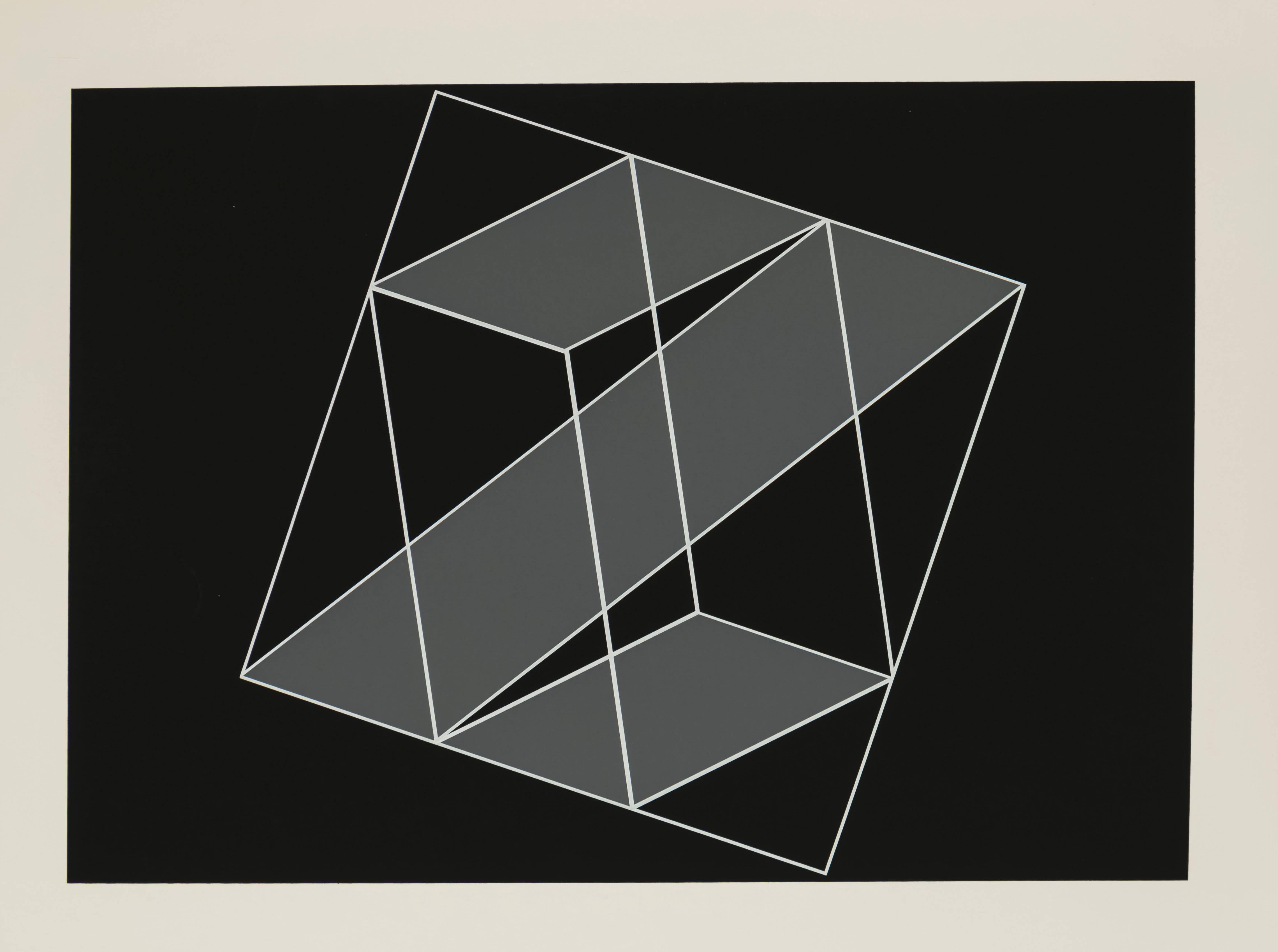 Josef Albers Abstract Print - Formulation : Articulation, Portfolio II Folder 16 (B)