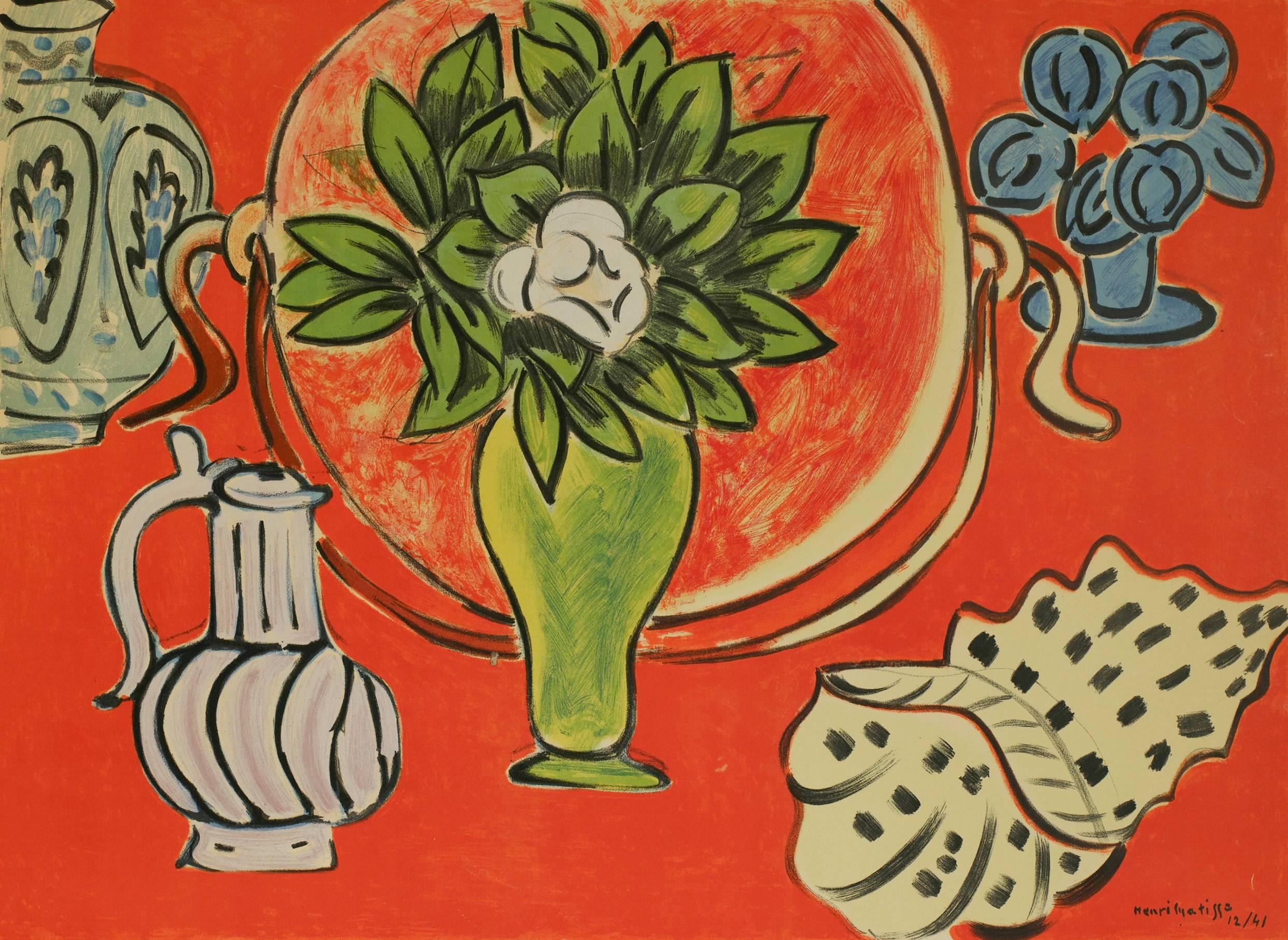 Original Matisse Exhibition Poster - Print by Henri Matisse