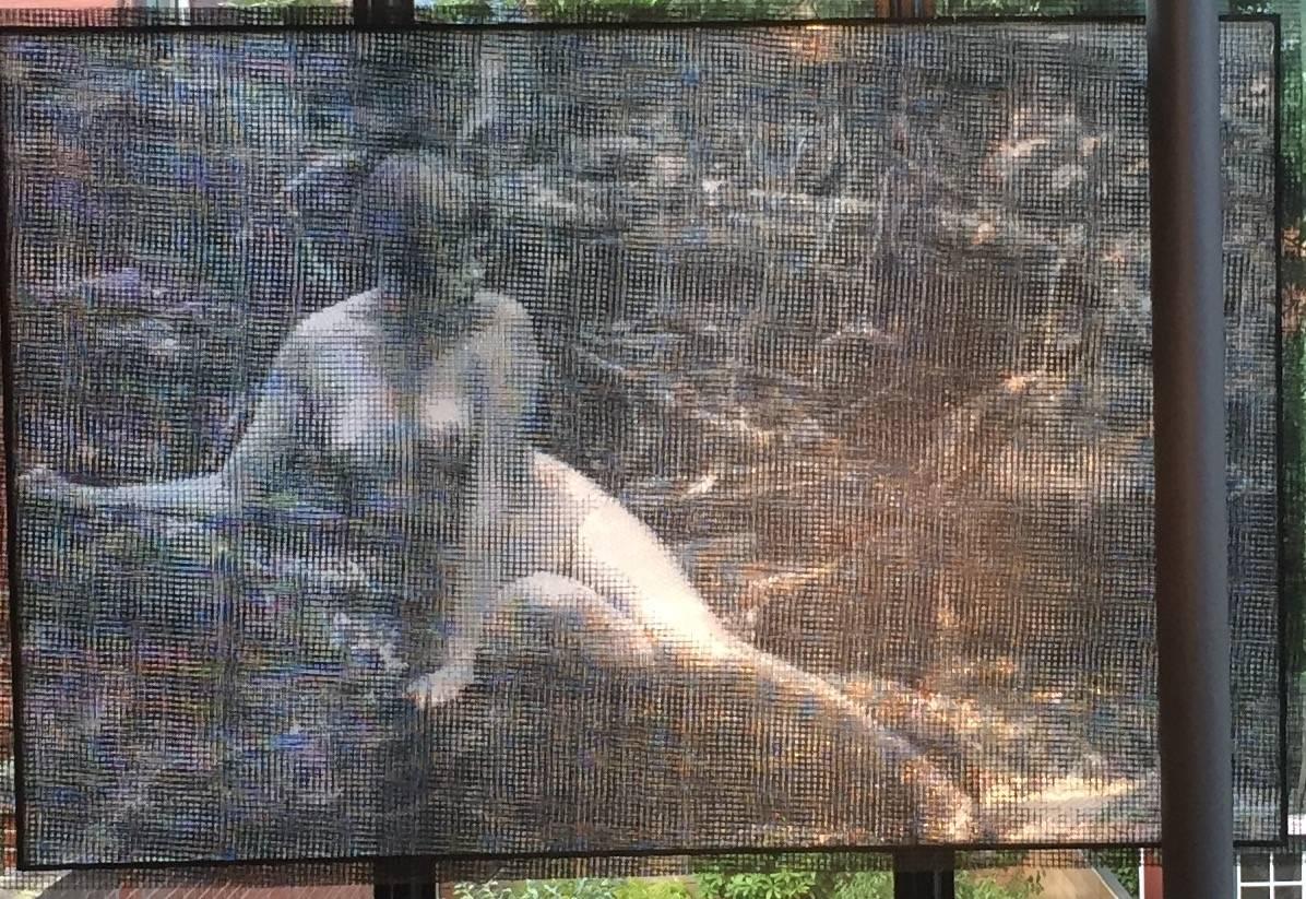 Nude by the River  - Gray Figurative Sculpture by Edward Vincent Stockman 