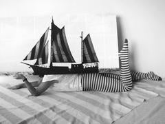 Self Portrait as Hundertwasser's Ship (Laying)