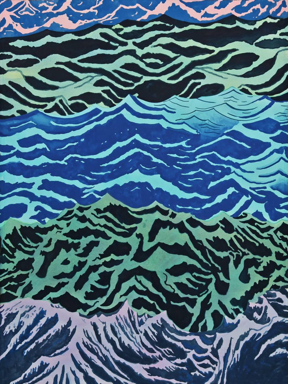 Aaron Morse Landscape Art - Waves
