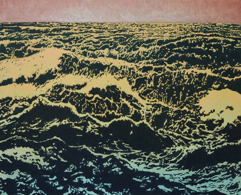 Aaron Morse Landscape Painting - Ocean Waves