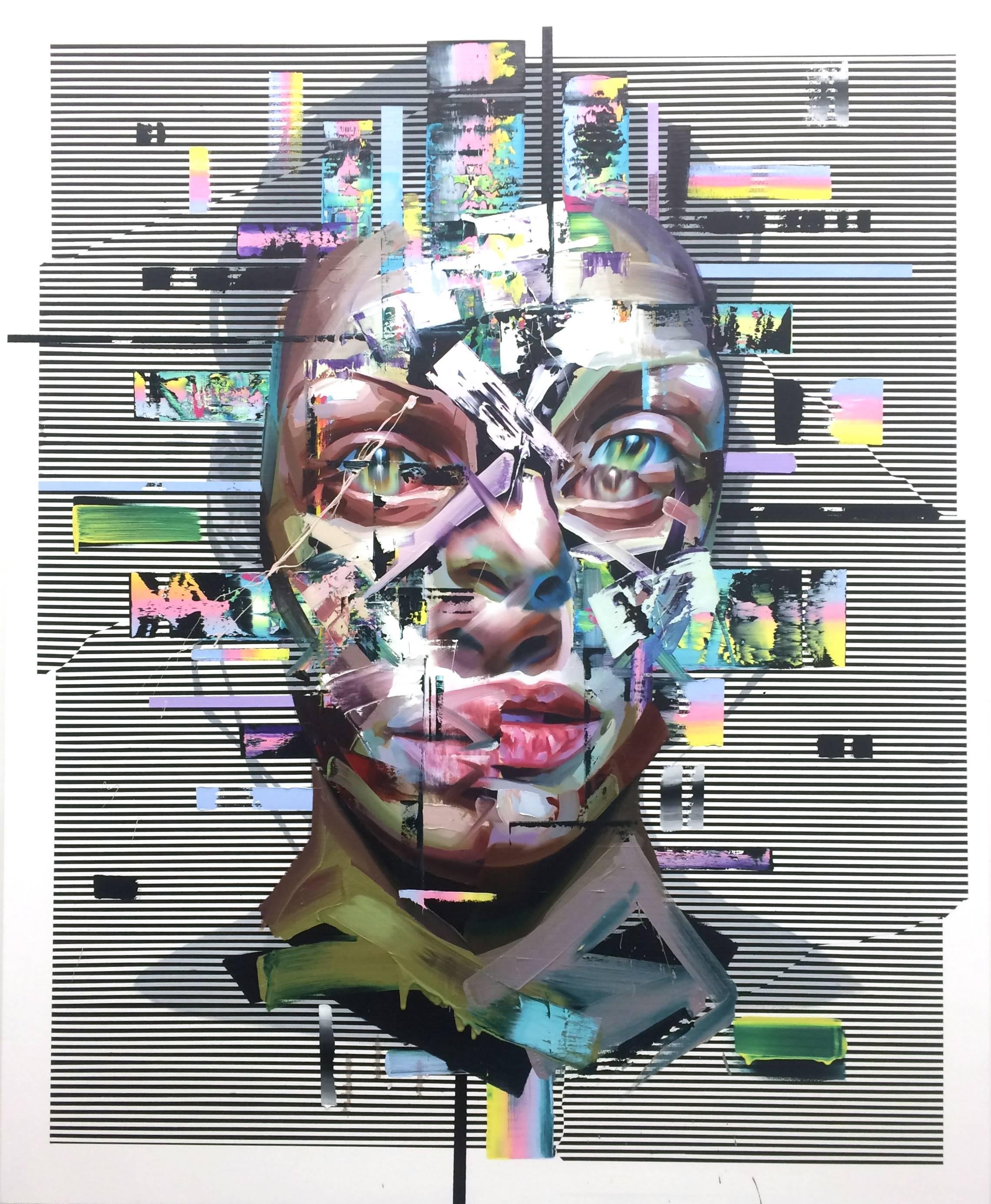 Justin Bower Portrait Painting - Bleach