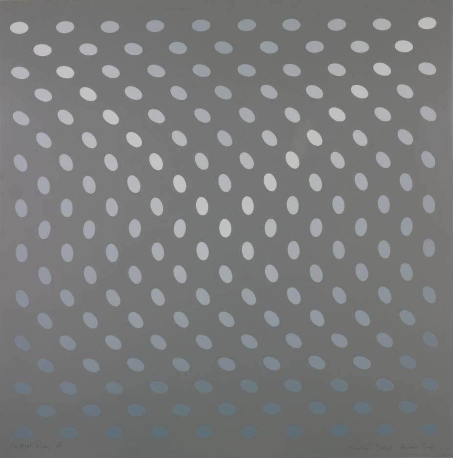 Bridget Riley Abstract Print - Nineteen Greys