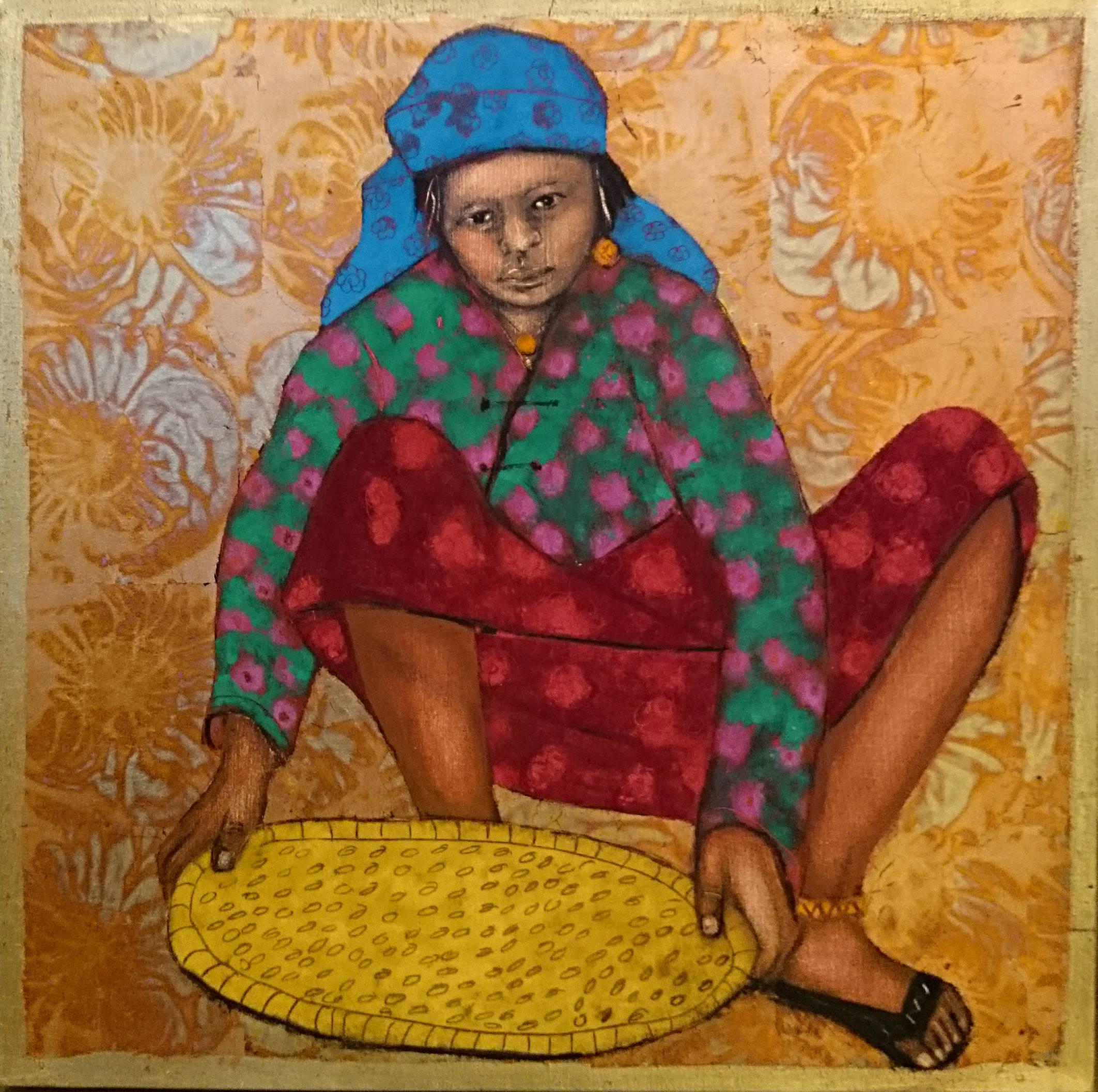 Susan Jayne Hocking Figurative Painting - Nepali Lady